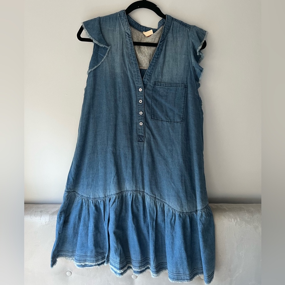 Anthropologie's Pilcro Collection Denim Mini Dress